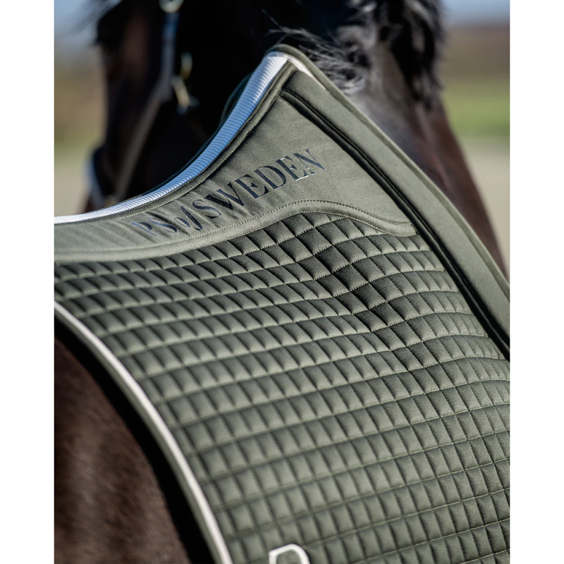 PS Of Sweden Elite Dressage Saddle Pad - Dark Green-4